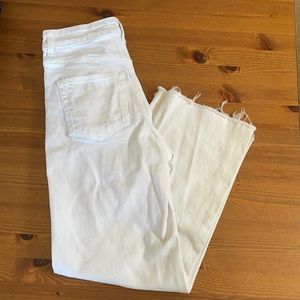 White Cropped H&M Jeans